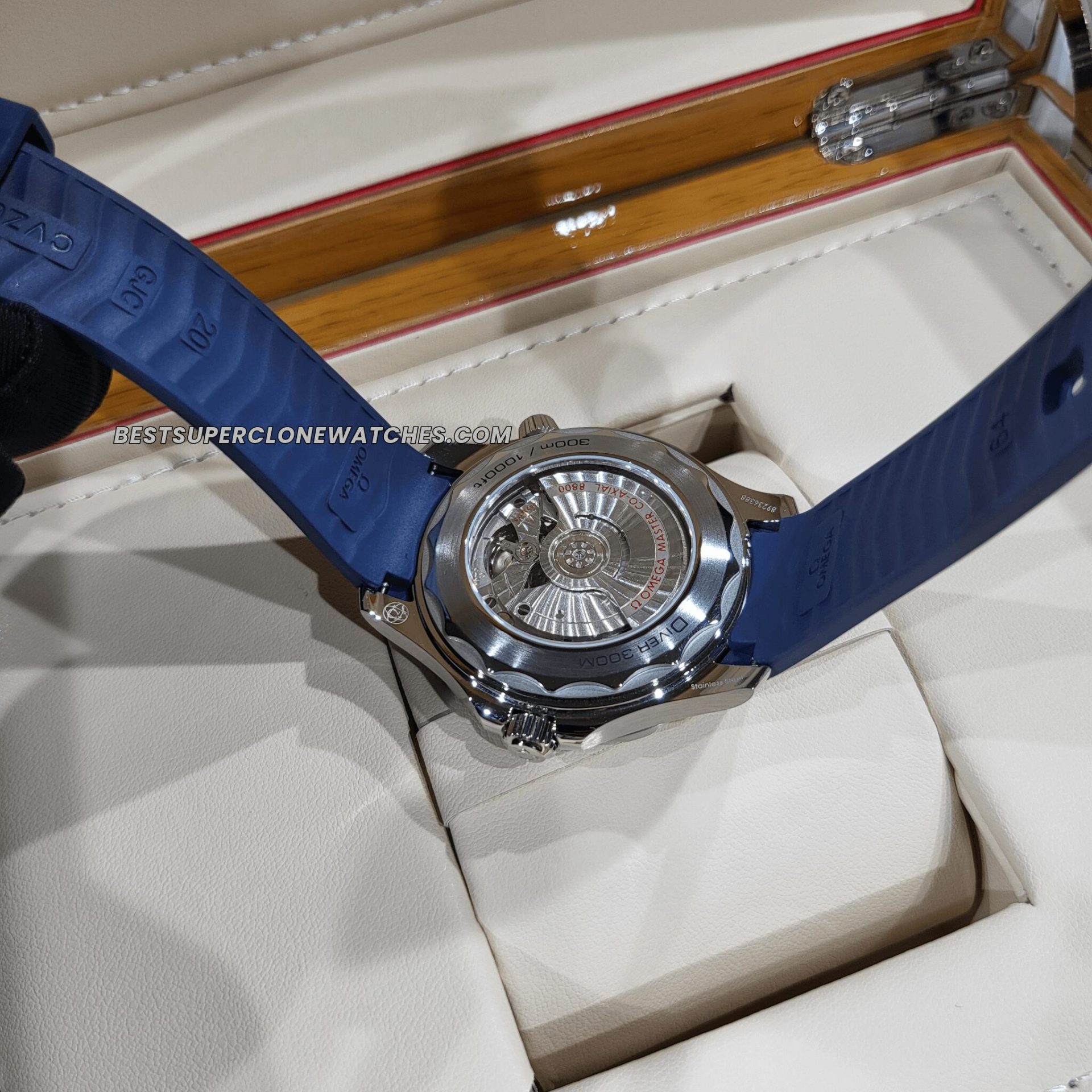 omega seamaster diver 300m rubber clone