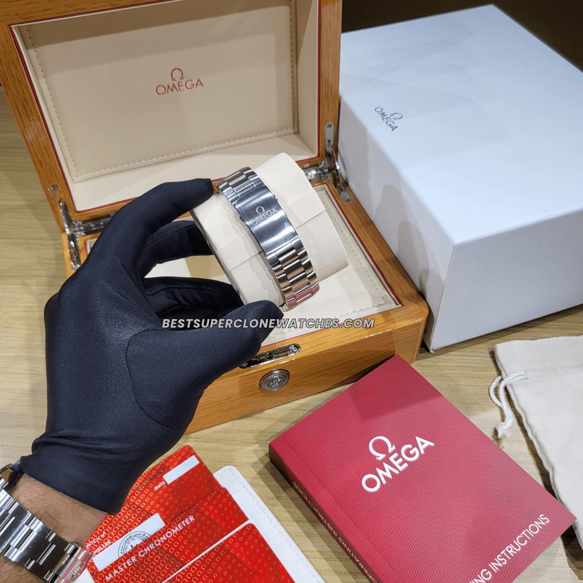 omega seamaster planet ocean titanium clone
