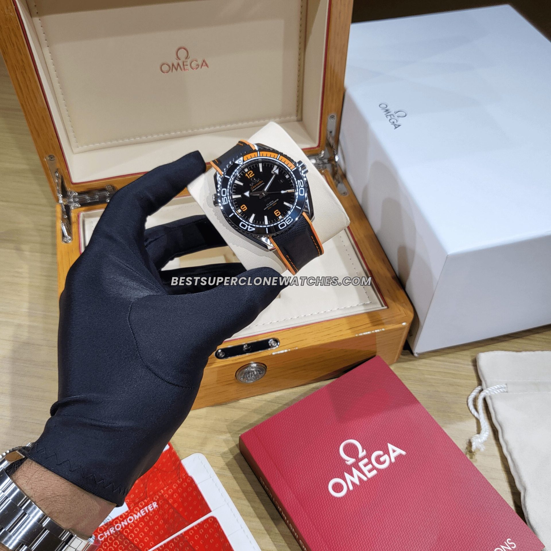 omega seamaster steel clone watch