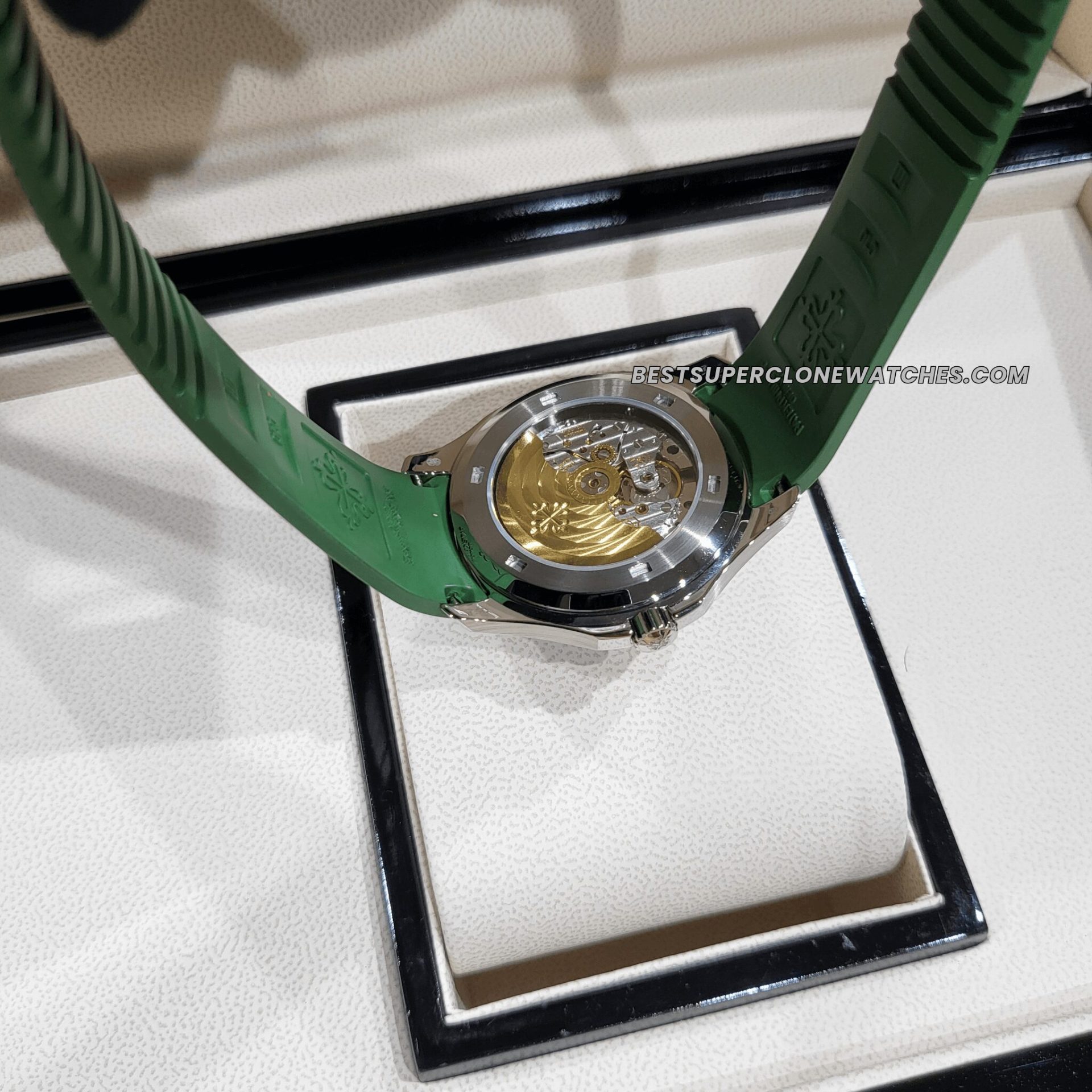 patek philippe khaki green clone watch