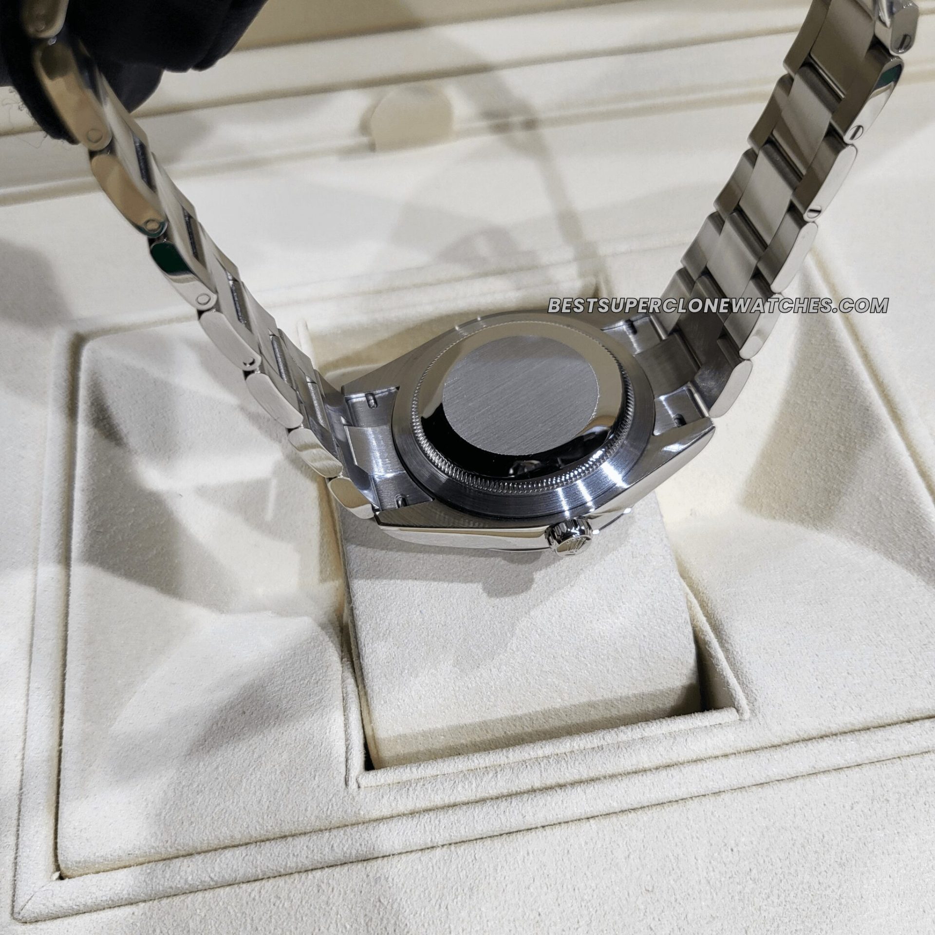 Swiss super clone Rolex Oyster Perpetual 124300 with turquoise blue dial and unique celebration pattern