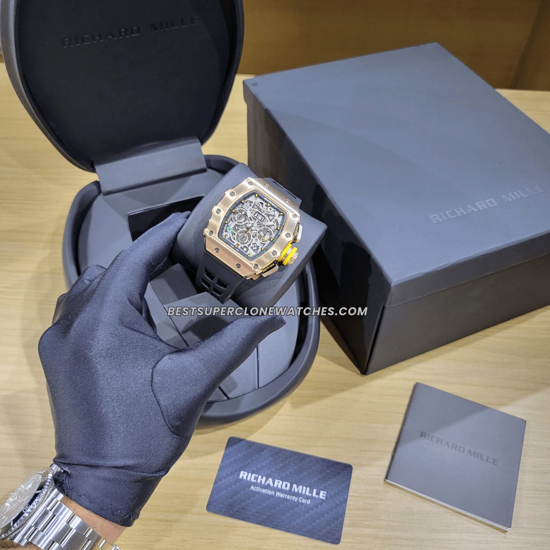 RM 011 Swiss super clone watch front view