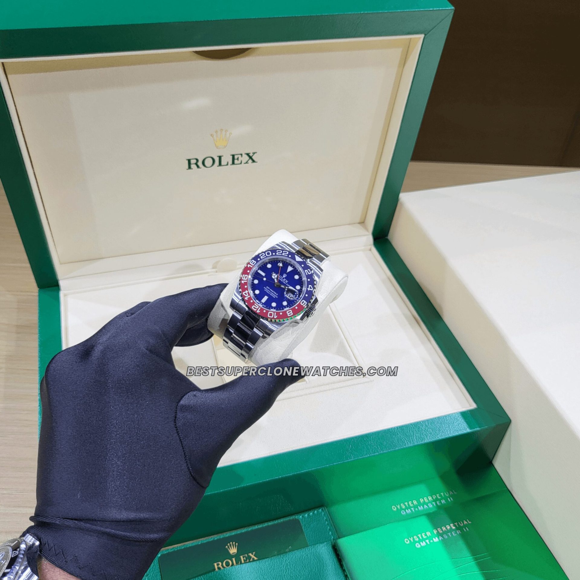 rolex gmt master ii white gold replica