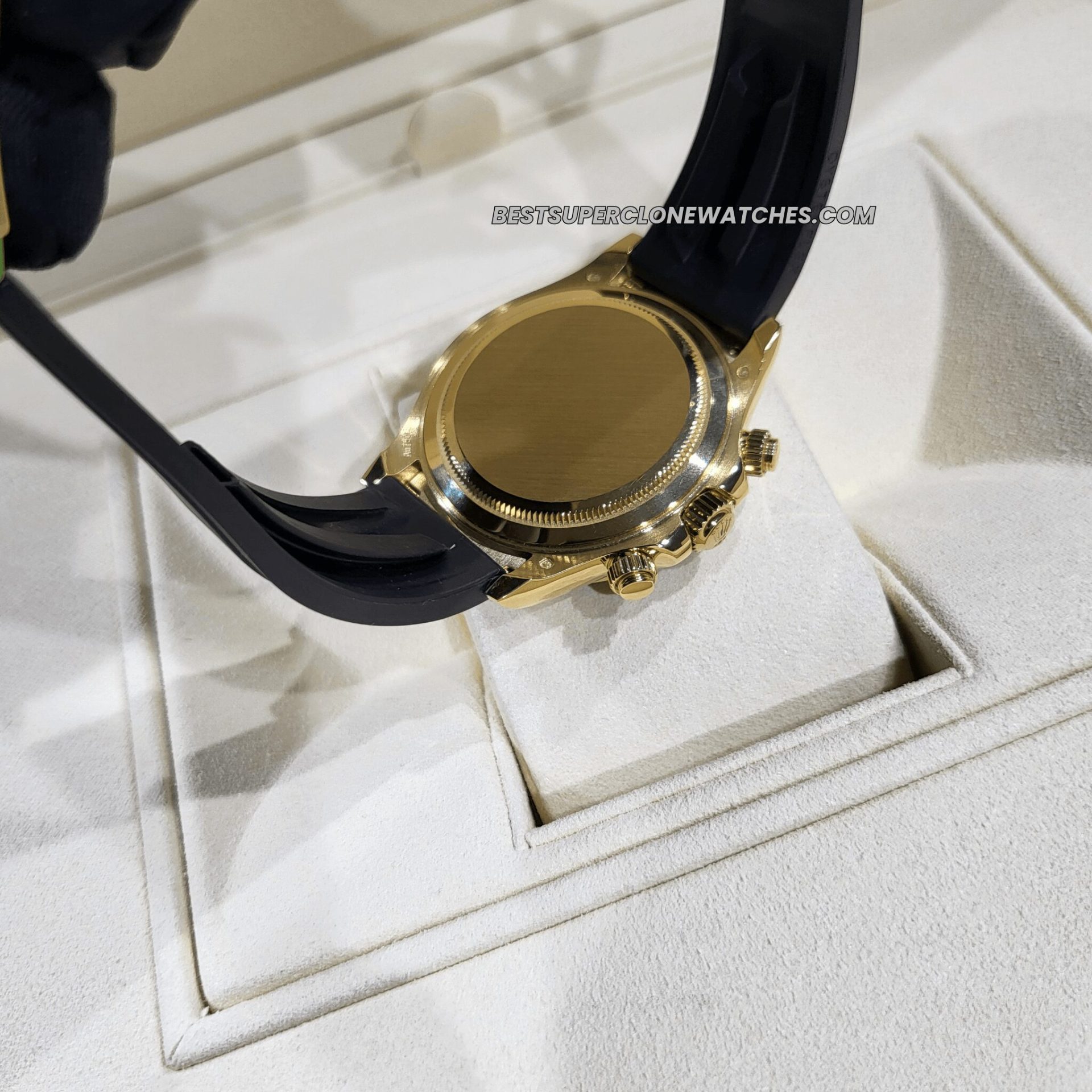 Swiss clone Rolex 126518LN with rubber strap